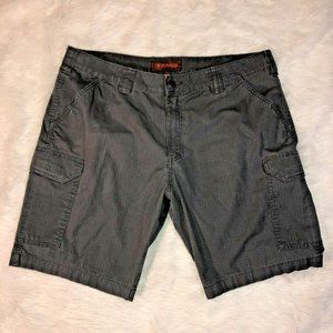 Ranch Tough Cargo Shorts Sz 38 Gray Cargo Shorts Ranching Cowboy Western Mens